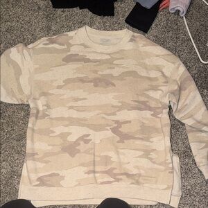 Women’s AE  Beige Camo Sweater